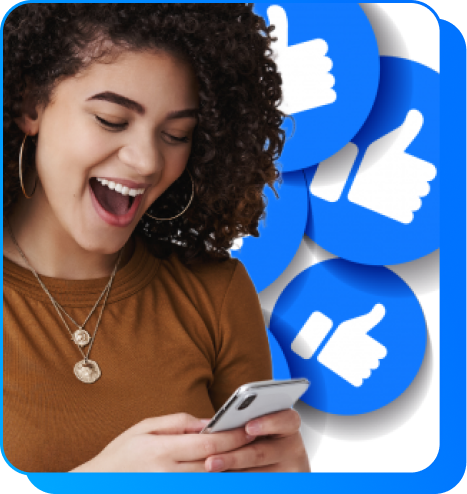 Celular com aplicativo do facebook aberto