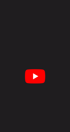 Celular com aplicativo do youtube aberto